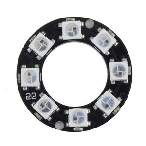 Produino WS2812 8-Bit 5050 RGB LED Lamp Panel, Round Ring LED Driver Development Board for Arduino