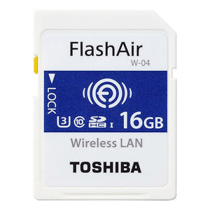 Toshiba THN-NW04W0160C6 Flash Air Wireless SD Card (Class 10) W-04 (R90mb / W70mb) 16GB