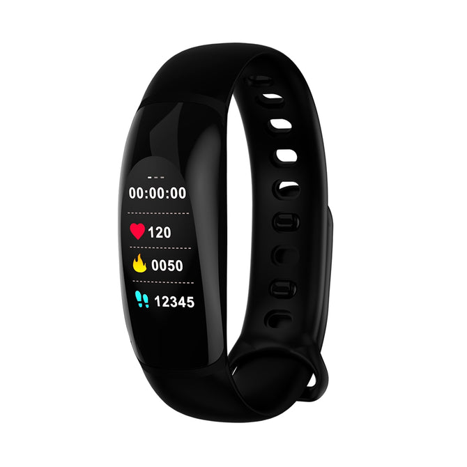 U8 Plus Smart Fitness Bracelet w/ Pulse Blood Pressure Oxygen Tracker, Heart Rate Monitor, Passometer - Black