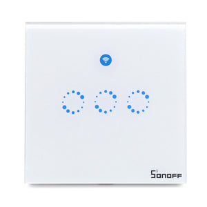 SONOFF T1 Smart WiFi RF / APP / Touch Control Wall Light Switch - 3 Gang (UK)