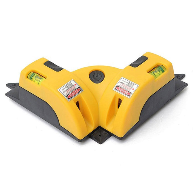 ZHAOYAO 90 Degree Laser Angle Line Instrument for Wall Tile Applying without Batteries - Yellow