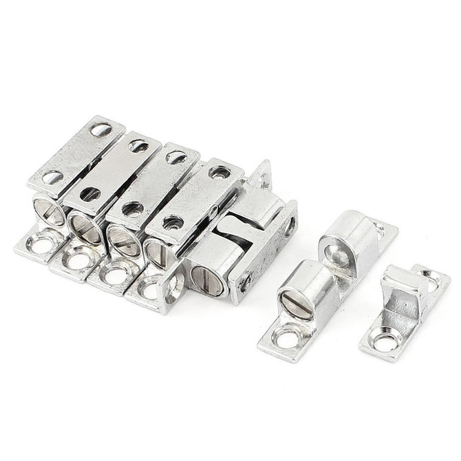 RXDZ 40mm Long Double Ball Catch, Copper Cabinet Door Lock (5 PCS)