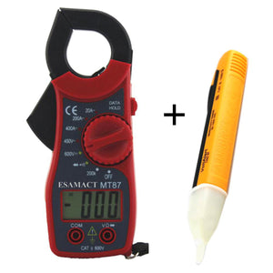 Multimeter Clamp Style Voltage Current Meter Resistance Measurement Digital Clamp Meter