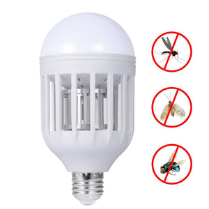 ZHAOYAO Cage Style 15W E27 Blue Light Mosquito Killer 24-LED Lighting Bulb, 220V
