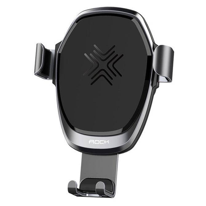 ROCK Metal Gravity Car Wireless Charger 10W Fast Charge Car Charger Phone Holder for IPHONE PLUS Samsung Galaxy