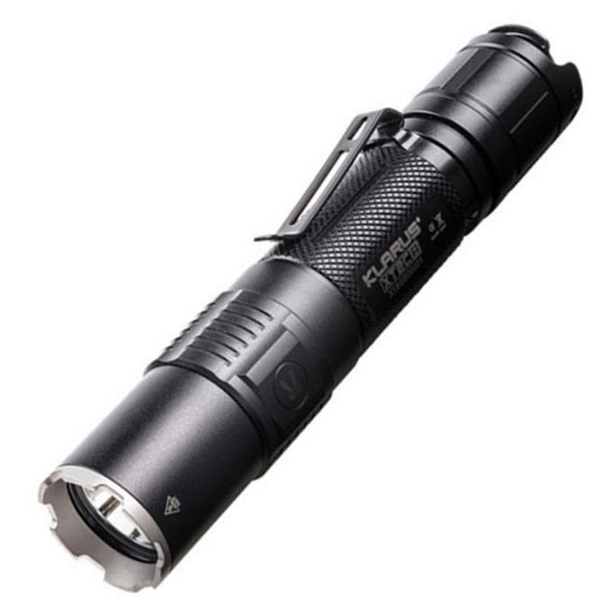 KLARUS XT2CR CREE XHP35 HD E4 1600LM Super Bright LED Flashlight - Black