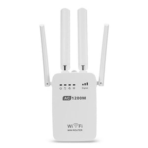 AC1200 Dual Band Wi-Fi Repeater / Router with Access Point Wireless 1200Mbps