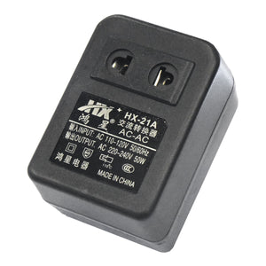 50W 110V to 220V AC Voltage Converter - Black