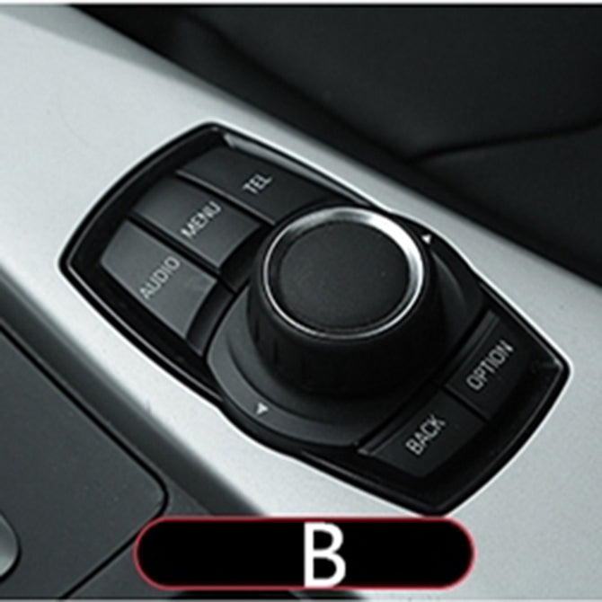 iDrive Car Multimedia Buttons Cover Stickers for BMW X1 X3 X5 X6 F30 E90 E92 F10 F18 F11 F07 GT Z4 F15 F16 F25 E60 E61
