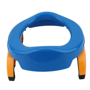 2-in-1 Portable Baby Travel Potty, Toilet Seat - Blue