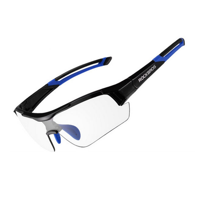 ROCKBROS UV400 Photochromic Cycling Bicycle Bike Myopia Glasses Goggles - Blue