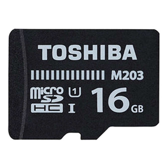 Toshiba UHS-I 16GB Class 10 UltraHD Micro SD / TF Memory Card