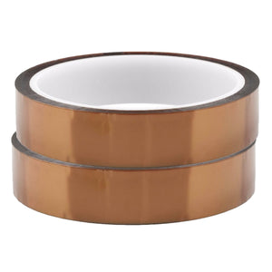 ZHAOYAO 2PCS 15MM X33M Heat Resistant Polyimide Roll Tapes