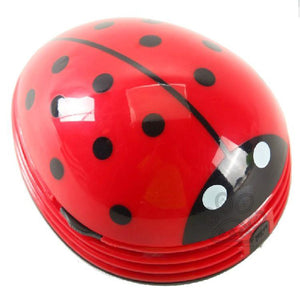 Mini Ladybug Shape Desktop Coffee Table Vacuum Cleaner, Dust Collector for Home Office