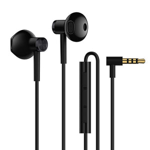 2018 New Original Xiaomi Mi Dual Driver 3.5mm Wired Earphone with Microphone - Black