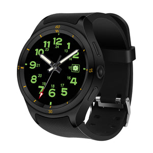 Multi-function IP67 Waterproof 1.33 inch IPS Screen Smart Watch with 1GB RAM, 16GB ROM, WiFi, 3G - Black