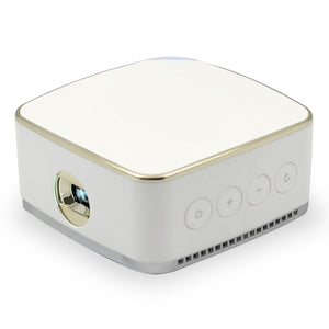 DL-S8+ Portable Mini DLP LED HD Wi-Fi Android 6.1 Bluetooth 1080P Projector - White (US Plug)