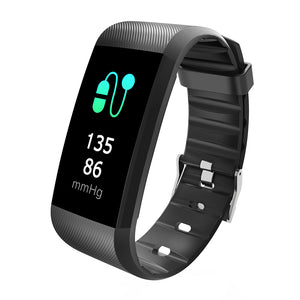 R11 IP67 Waterproof Touch Screen Wireless Bluetooth Smart Bracelet Fitness Tracker - Black
