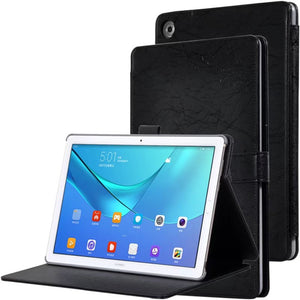 Protective PC + PU Full Body Case Cover with Stand for HUAWEI M5 PRO Tablet 10.8 inch - Black