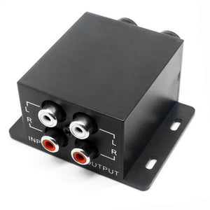 Auto Subwoofer Power Car Amplifier Audio Regulator Bass Equalizer Crossover Controller RCA Adjust Line Level Volume Home Use