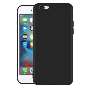 Dayspirit Protective Matte Frosted TPU Back Case for IPHONE 7, IPHONE 8 - Black