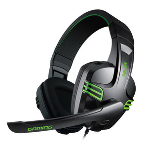 Salar KX101 3.5mm Wired Earphone, Gaming Headset - Green
