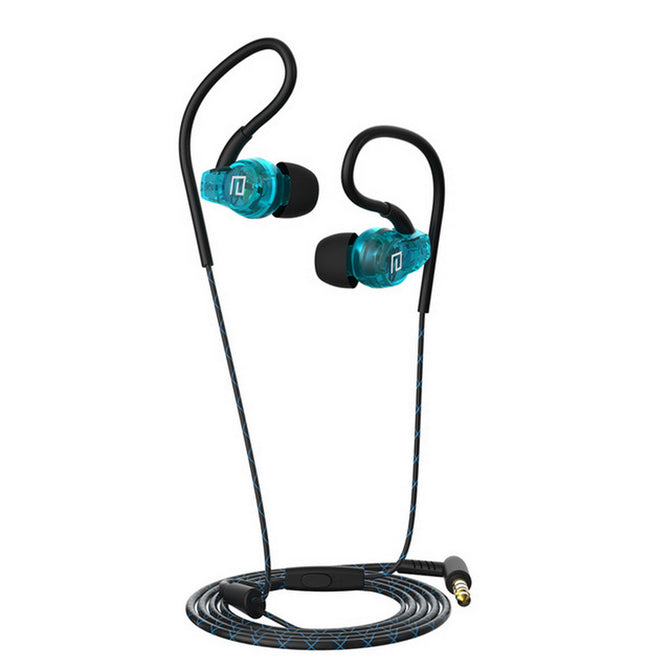 Original Langsdom SP80A 3.5mm Wired Stereo Sport Earphone for Phone - Blue