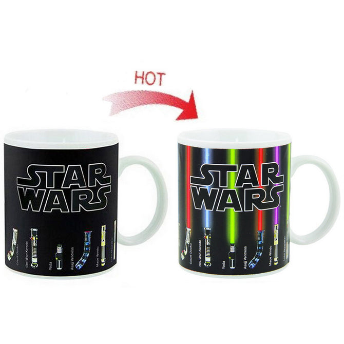 330ML Star Wars Lightsaber Heat Reveal Sensitive Morphing Mug