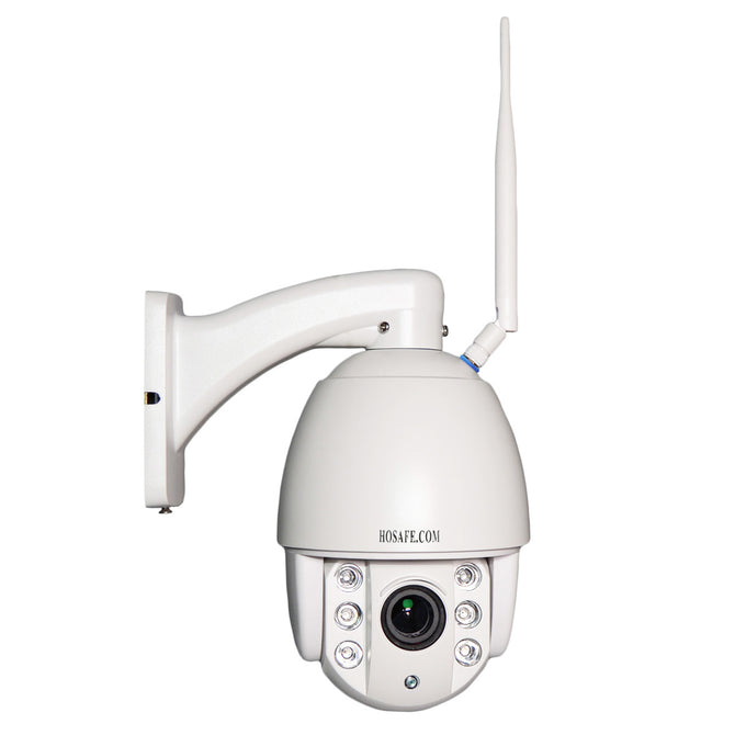 HOSAFE PTZ POE Outdoor 1080P Wireless IP Camera, Pan Tilt 5X Optical Zoom Middle Speed Dome, ONVIF - EU Plug