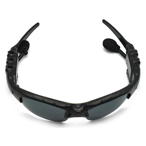 KELIMA Car Bluetooth V3.0 Sunglasses, Supports Call - Black