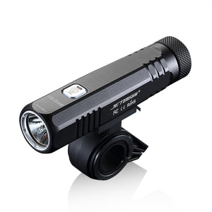 JETBeam BR10GT XM-L2 LED USB Rechargeable 4-Mode Bike Light Flashlight with 18650 Battery - Black