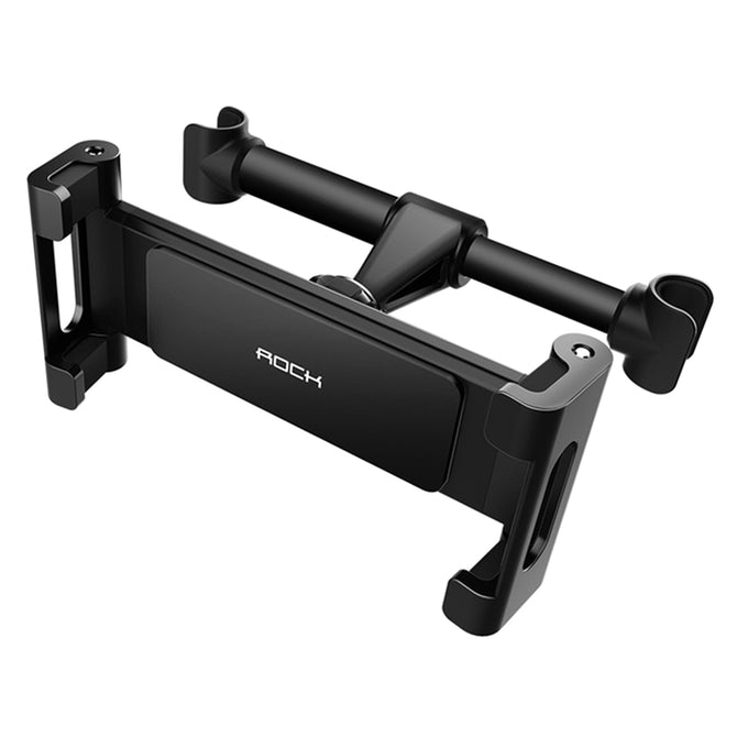 ROCK Universal Car Headrest Mount Backseat Holder for IPHONE IPAD 4-10.5 Inches Cell Phones Tablet PCs - Black