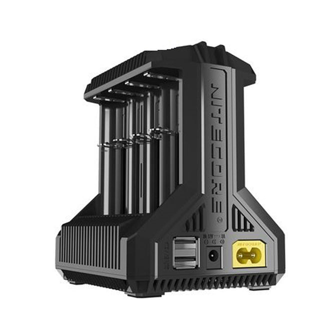Nitecore i8 8 Charging Slots Smart Universal Quick Charger - Black (US Plug)