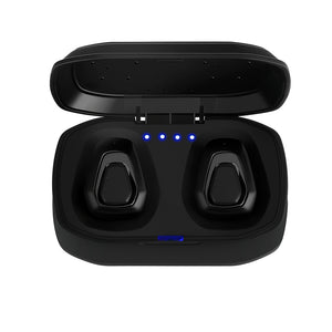A7 TWS Invisible Mini 3D Stereo Hands-free Noise Reduction Bluetooth V4.2 Headset - Black
