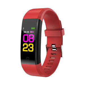 B5 IP67 Waterproof 0.96'' TFT Touch Screen BT4.0 Sports Smart Bracelet - Red