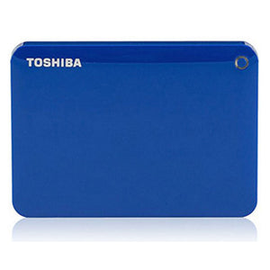 Toshiba Disco Duro Externo 1TB HDD 2.5" External Hard Drive, HD 3.0 USB 2.0 Portable Hard Disk Drive for Laptops - Blue