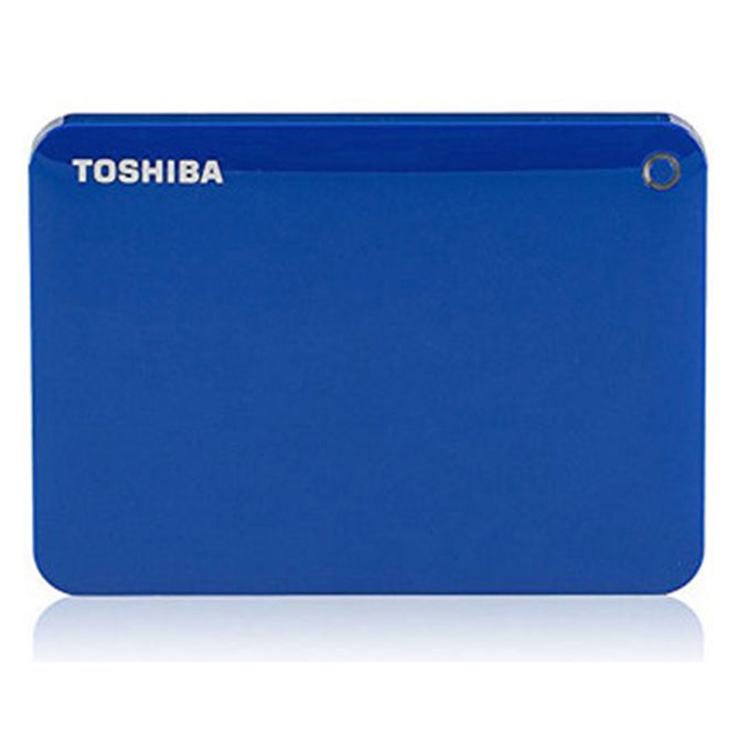 Toshiba Disco Duro Externo 1TB HDD 2.5" External Hard Drive, HD 3.0 USB 2.0 Portable Hard Disk Drive for Laptops - Blue