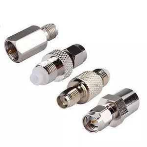 ZHAOYAO SMA Male to FME Female Straight RF Coaxial Adapter Connectors (4PCS)