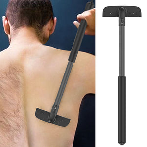 XPREEN Adjustable Stretchable Back Hair Shaver Razor Beard Trimmer for Men - Black