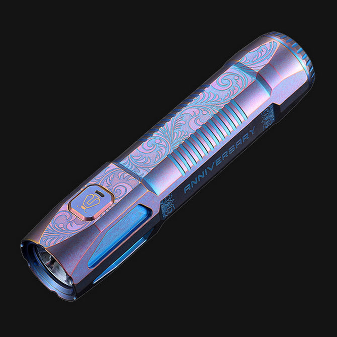 JETBeam JET-ST Cree XP-L HI LED 800LM Limited Edition Titanium Flashlight + 18650 battery