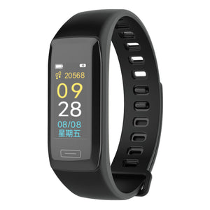 V7 Color Screen Smart Bracelet with Calorie, Sleep Monitoring, IP67 Waterproof, Pedometer - Black
