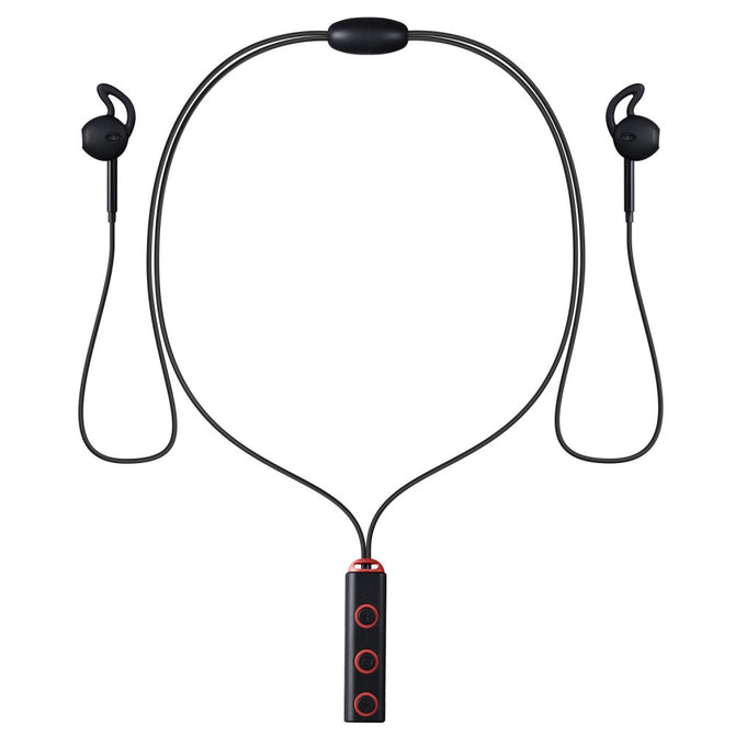 JEDX XT-13 Wireless Bluetooth V4.2 Neckband Sport Earphone Headset with Magnet Attraction Design - Black