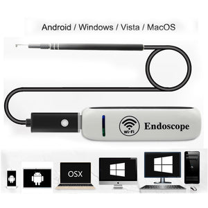 ESAMACT 6-LED 5.5mm USB Intraoral Camera, Waterproof USB Ear Nose Camera, Medical Otoscopio Endoscope Borescope Otoscope