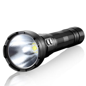 JETBeam SSR50 Type-C Fast Charge 3650LM Highlight Torch Flashlight for Patrol Night Exploration - Black (US Plug)