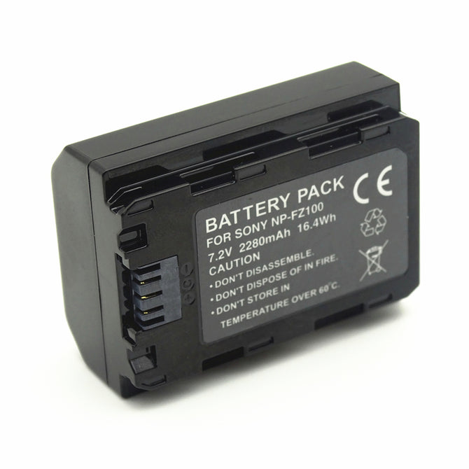NP-FZ100 2280mAh Camera Battery for Sony - Black