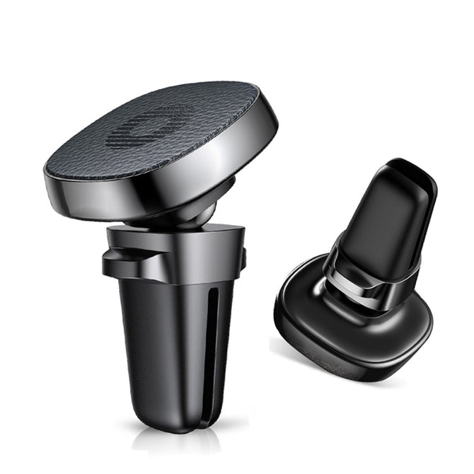 Baseus Magnetic Car Holder Mobile Phone Stand Air Vent Mount Support for IPHONE Sumsung Xiaomi Huawei - Black