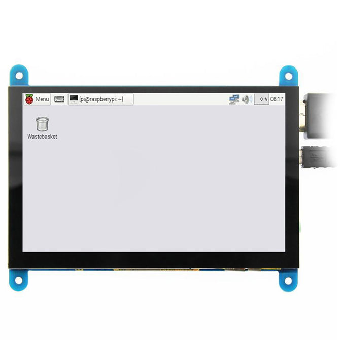 Geekworm 5 Inches 800x480 HDMI Touch Capacitive LCD Screen with OSD Menu for Raspberry Pi / PC / Xbox360 / PS4 / Nintendo