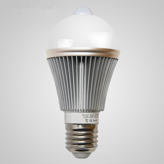 MIFXION E27 5W PIR Infrared Motion Sensor LED Light Bulb Light Control LED Lamp Automatic Night Light indoor Lighting for Stairs