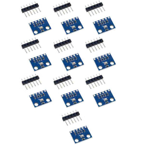 Produino 10Pcs BME280 Swap I2C/SPI BMP280 3.3V Digital Barometric Pressure Sensor Boards - Blue