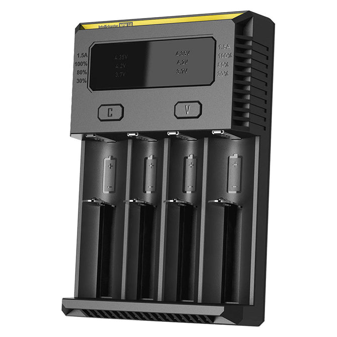 Nitecore NEW i4 Battery Charger - Black (EU Plug)